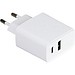 Ladegerät mit 20W Power Delivery und Quick Charge für USB Typ A und Typ C