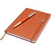 Legato A5 Notizbuch und Tintenroller Set, braun