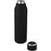 Marka 600 ml Kupfer-Vakuum Isolierflasche mit Metallschlaufe, schwarz