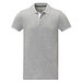 Morgan Polo für Herren, zweifarbig, heather grau, 3XL