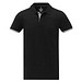 Morgan Polo für Herren, zweifarbig, schwarz, S