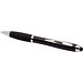 Nash RCS Stylus Kugelschreiber aus recyceltem Kunststoff mit farbigem Schaft und schwarzem Griff (schwarze Tinte), schwarz
