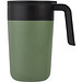 Nordia 400 ml doppelwandiger Becher aus Recyclingmaterial, heather grün
