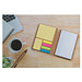 Notizbuch mit Kugelschreiber und Haftnotizen , beige