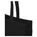 Odessa 220 g/m² recycelte Baumwoll Tragetasche 13L, schwarz