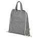 Pheebs Rucksack mit Kordelzug, heather schwarz