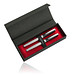 Pierre Cardin® CHRISTOPHE Set aus Rollerball Pen und Füllfederhalter, silber