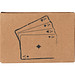 Pokerkarten, beige