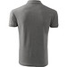 Polohemd Herren Pique Polo, 2XL, dunkelgrau melliert