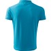 Polohemd Herren Pique Polo, 2XL, türkisblau