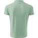 Polohemd Herren Pique Polo, S, sage