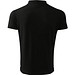 Polohemd Herren Pique Polo, S, schwarz