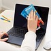 GripCleaner® 4in1 Mousepad 23x20 cm, weiss / individuell