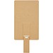 Rechteckiger, ausklappbarer USB-Stick in Kreditkarten-Format, Kraftpapier, 64GB