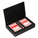 reflects® Spielkarten Set mit Box Salamina, schwarz