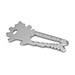 ROMINOX® Key Tool Lion Merry Christmas, silber