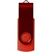 Rotate Metallic USB-Stick, dunkelrot, 1GB