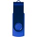 Rotate Metallic USB-Stick, royalblau, 1GB
