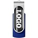 Rotate USB-Stick 3.0 mit Doming, blau, 64GB