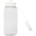 Ryder 900 ml RCS-zertifizierte RPET-Sportflasche mit Multifunktionsdeckel, weiss