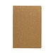 Salton Luxus Kraftpapier Notizbuch A5, braun