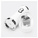 Salz- & Pfeffermühle SALT N&acute; PEPPER,silber, weiß