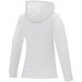 Sayan Kapuzenpullover mit halbem Reißverschluss für Damen, weiß,  S