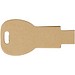 Schlüssel USB-Stick 2.0 aus recyceltem Papier, Kraftpapier, 32GB