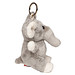 Schlüsselanhänger Elefant, grau