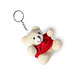 Schlüsselanhänger Teddy Tedchain, rot, rot
