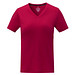 Somoto T-Shirt mit V-Ausschnitt für Damen, rot, L