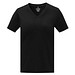 Somoto T-Shirt mit V-Ausschnitt für Damen, schwarz, L