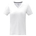 Somoto T-Shirt mit V-Ausschnitt für Damen, weiss, XS