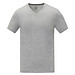 Somoto T-Shirt mit V-Ausschnitt für Herren, heather grau, XXL