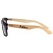 Sonnenbrille Bamboo, schwarz/braun