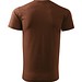 T-Shirt Herren Basic, 4XL, schokolade