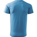 T-Shirt Herren Basic, S, azureblau