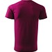 T-Shirt Herren Basic, S, fuchsia rot