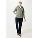 Iqoniq Abisko Zip-Kapuzenpullover aus recycelter Baumwolle, heather green, XXS