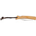 Taschenmesser mit Bambusschalen und Aufhängeschlaufe, beige