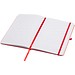 Teak A5 Hardcover Notizbuch, liniert, aus recyceltem Material, rot