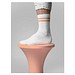 Mr. Socks Tennissocken, White / Peach Pantone 489 C