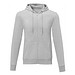 Theron Herren Kapuzenpullover mit Reißverschluss, heather grau, 3XL