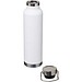 Thor 650 ml RCS-zertifizierte Kupfer-Vakuum Isolierflasche aus recyceltem Edelstahl, weiss