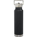 Thor 750 ml Kupfer-Vakuum Sportflasche mit Trinkhalm, schwarz