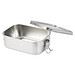 Titan Lunchbox aus recyceltem Edelstahl, silber
