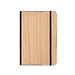 Treeline A5 Deluxe Notizbuch mit Holzeinband, braun