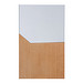 Trophäe mit Holzsockel, beige