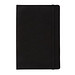 XD COLLECTION GRS-zertifiziertes rPET-A5-Notizbuch, schwarz, schwarz
