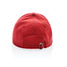 XD COLLECTION Impact 6 Panel Kappe aus 280gr rCotton mit AWARE™ Tracer, sattes rot